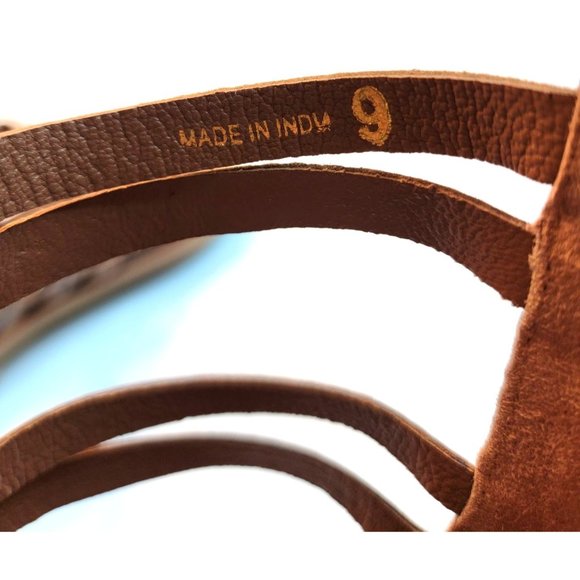 New Very Volatile Los Angeles Women's Gladiator Sandals Zipper Back Made In Indi - Picture 8 of 12